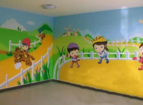 长丰幼儿园墙体彩绘制作流程及注意事项