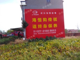 长丰墙体广告影响褪色的因素