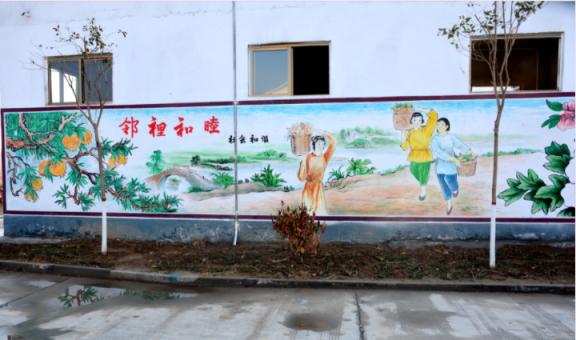长丰乡镇文化墙 乡风文明焕发新活力
