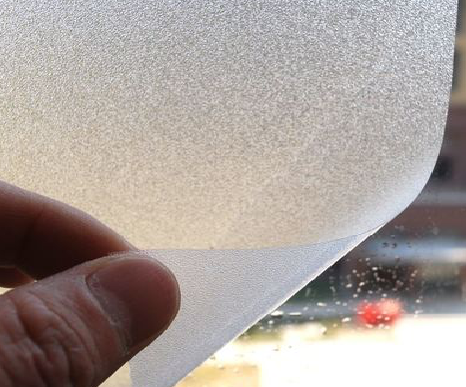 长丰玻璃门外面粘广告用什么材料好？